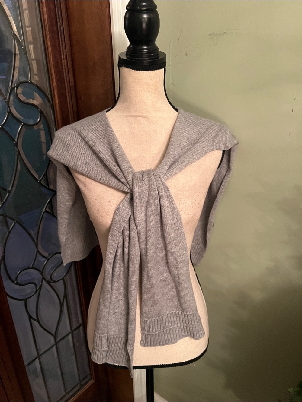 10 Crosby Derek Lam Light Gray Knit Shrug